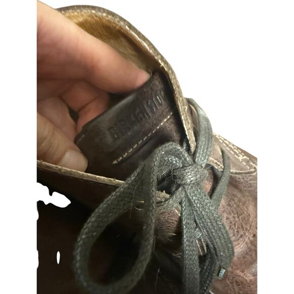Birkenstock Harris Brown Leather Chukka Desert Boots Men’s Size 12 - Picture 6 of 10